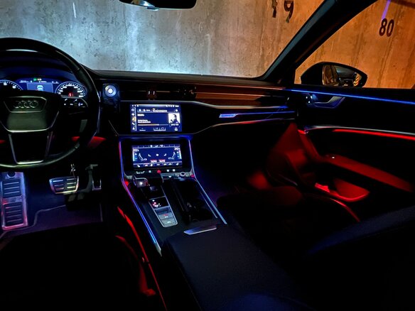 2019 Audi A6 45 TFSI V (C8), чёрный, 3999000 рублей - вид 9