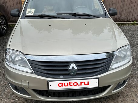 2012 Renault Logan MCV 7 Seat I Рестайлинг, бежевый, 650000 рублей, вид 1