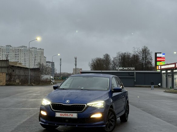 2021 Skoda Rapid II, синий, 1900000 рублей - вид 7
