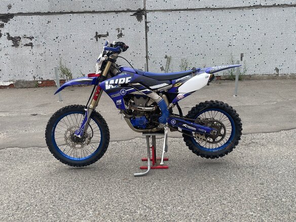 2019 Yamaha WR450F, синий, 550000 рублей - вид 1