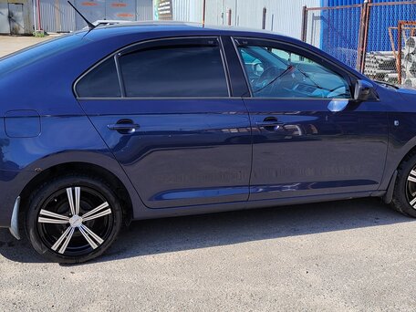 2014 Skoda Rapid I, синий, 550000 рублей, вид 5