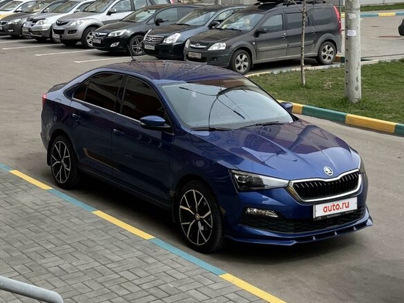 2021 Skoda Rapid II, синий, 1900000 рублей