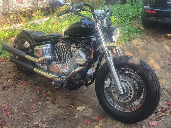 2001 Yamaha XVS1100, чёрный, 565000 рублей - вид 6