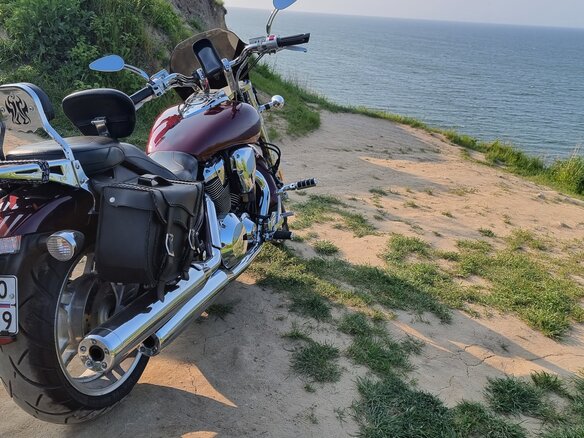 2006 Honda VTX 1800, пурпурный, 800000 рублей - вид 6