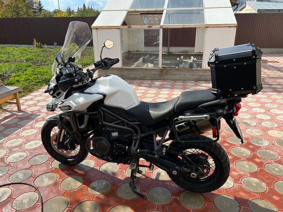 2016 Triumph Tiger Explorer, белый, 720000 рублей