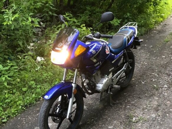2012 Yamaha YBR125, синий, 160000 рублей - вид 4