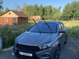2018 Lada (ВАЗ) Vesta SW Cross I, голубой, 1300000 рублей, вид 4