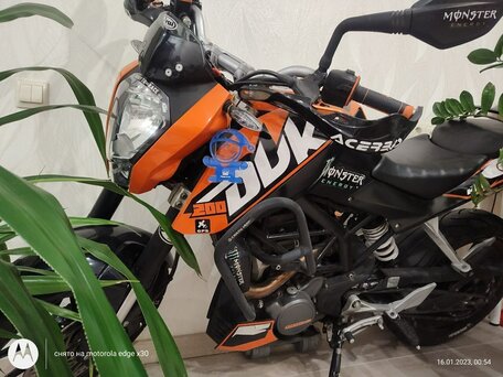 2012 KTM 200 Duke, оранжевый, 265000 рублей, вид 2