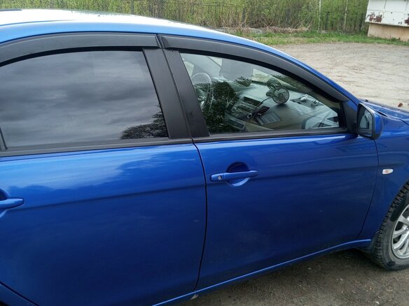 2011 Mitsubishi Lancer X Рестайлинг, синий, 670000 рублей - вид 8
