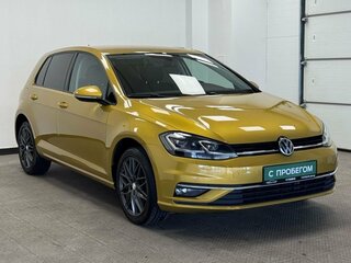 2018 Volkswagen Golf VII Рестайлинг, жёлтый, 1825000 рублей, вид 5