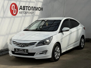 2016 Hyundai Solaris I Рестайлинг, белый, 760000 рублей, вид 1