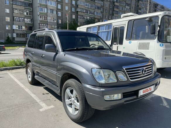 2003 Lexus LX 470 II Рестайлинг, серый, 1800000 рублей - вид 2