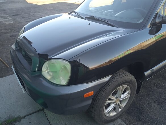 2002 Hyundai Santa Fe I, чёрный, 520000 рублей - вид 9