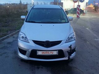 2009 Mazda 5 I (CR) Рестайлинг, серебристый, 960000 рублей, вид 1