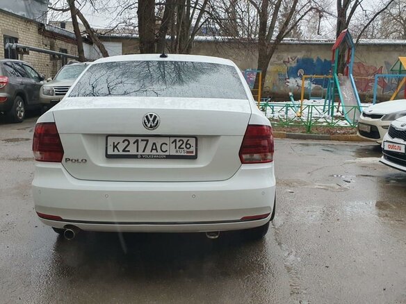 2019 Volkswagen Polo V Рестайлинг, белый, 1570000 рублей - вид 7