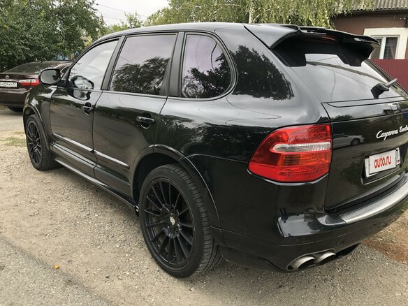 2007 Porsche Cayenne Turbo I Рестайлинг (957), чёрный, 1500000 рублей - вид 3