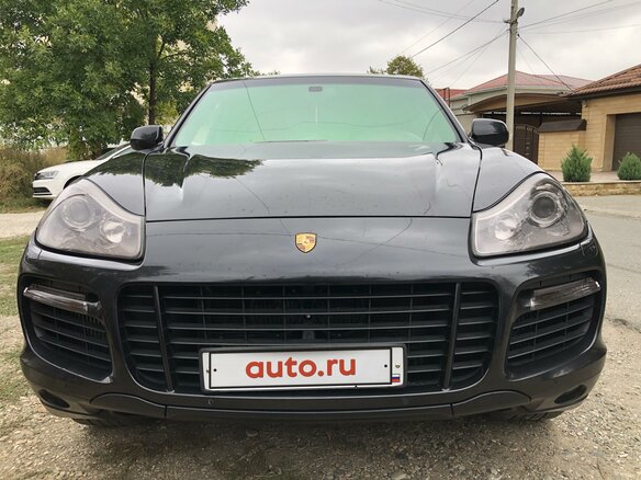 2007 Porsche Cayenne Turbo I Рестайлинг (957), чёрный, 1500000 рублей - вид 1
