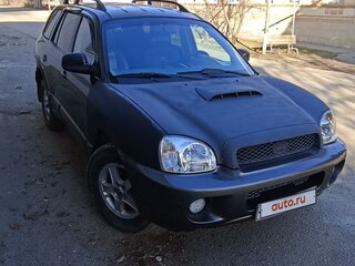 2001 Hyundai Santa Fe I, чёрный, 390000 рублей, вид 1