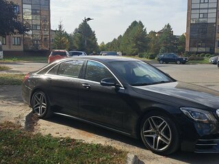 2018 Mercedes-Benz S-Класс 350 d Long VI (W222, C217) Рестайлинг, чёрный, 4400000 рублей, вид 2