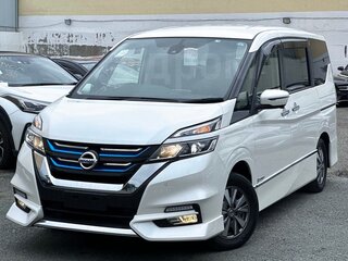 2019 Nissan Serena V (C27) Рестайлинг, белый, 2600000 рублей, вид 1