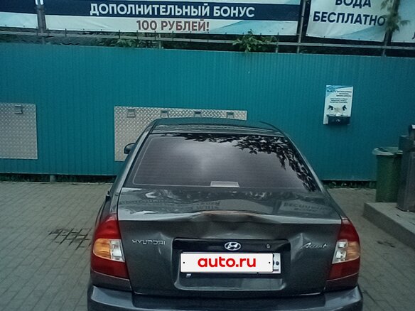 2004 Hyundai Accent ТагАЗ II, серый, 270000 рублей - вид 3
