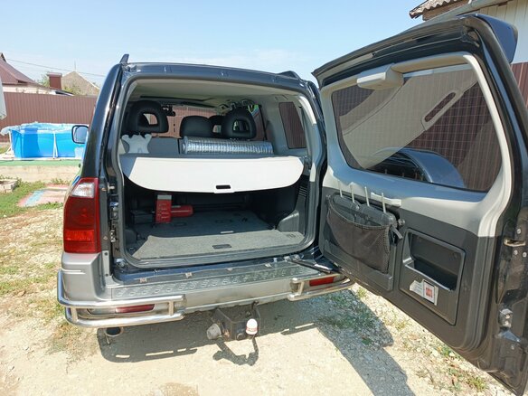 2004 Mitsubishi Pajero III Рестайлинг, чёрный, 1100000 рублей - вид 11