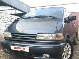 1991 Toyota Previa I (XR10, XR20), синий, 750000 рублей, вид 1