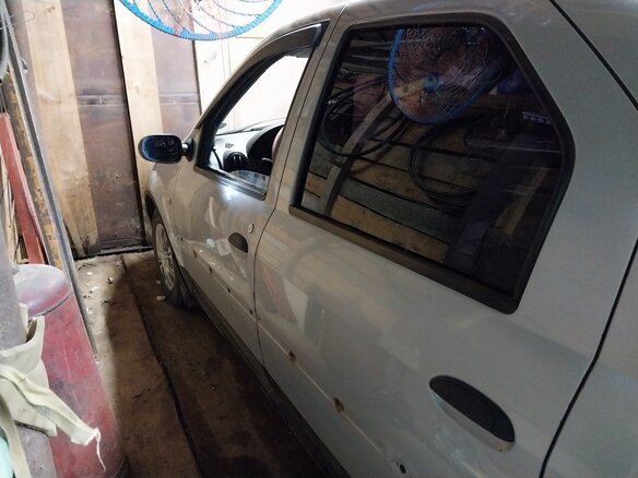 2007 Renault Logan I, серый, 210000 рублей - вид 4