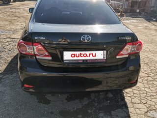 2012 Toyota Corolla X (E140, E150) Рестайлинг, чёрный, 1300000 рублей, вид 4