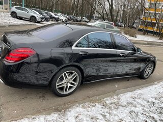 2018 Mercedes-Benz S-Класс 350 d Long VI (W222, C217) Рестайлинг, чёрный, 4700000 рублей, вид 4