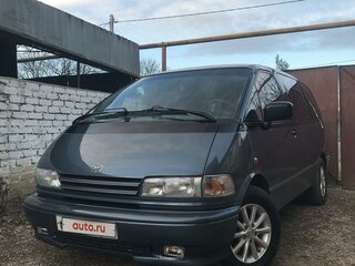 1991 Toyota Previa I (XR10, XR20), синий, 750000 рублей, вид 5