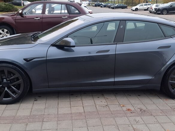 2021 Tesla Model S Long Range I Рестайлинг 2, серый, 4750000 рублей - вид 5