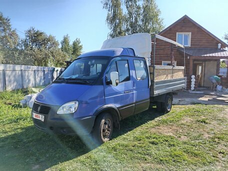 2004 ГАЗ ГАЗель (33023/330273) Фермер, синий, 500000 рублей, вид 1