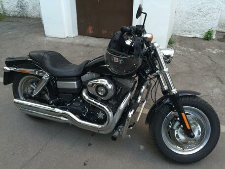 2012 Harley-Davidson Fat Bob, чёрный, 1800000 рублей, вид 2