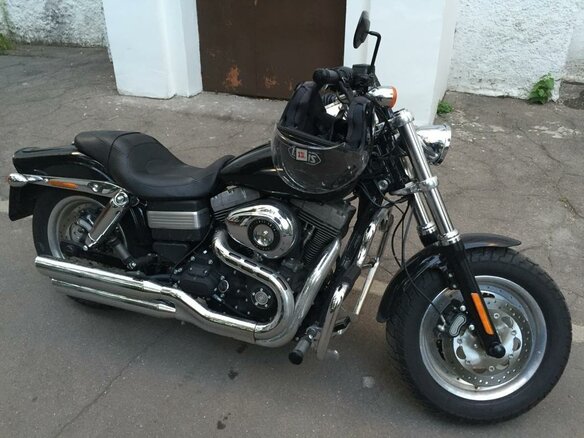 2012 Harley-Davidson Fat Bob, чёрный, 1800000 рублей - вид 1
