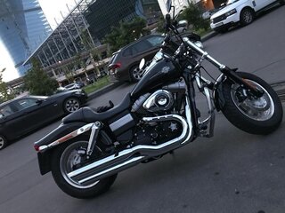 2012 Harley-Davidson Fat Bob, чёрный, 1800000 рублей, вид 1