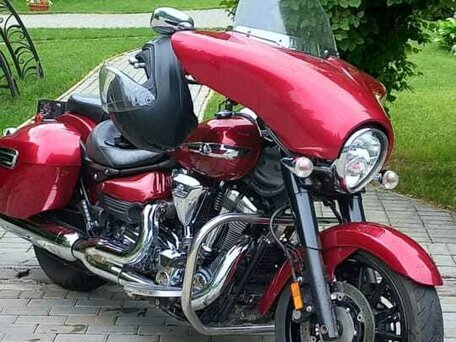 2012 Yamaha XV 1900, красный, 1150000 рублей, вид 1