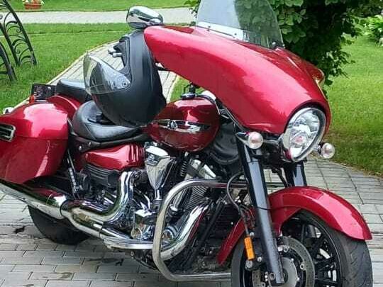 2012 Yamaha XV 1900, красный, 1150000 рублей