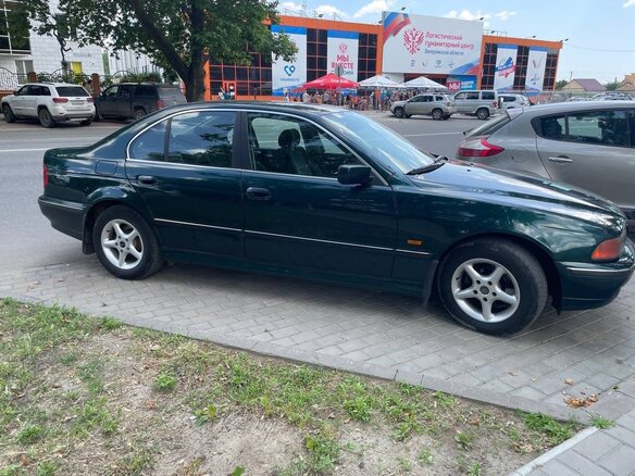 1998 BMW 5 серии 520i IV (E39), зелёный, 950000 рублей - вид 5