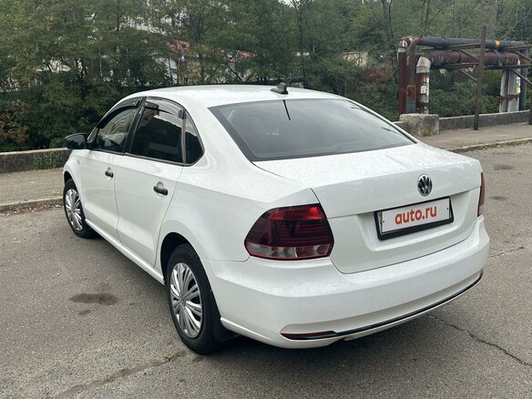 2019 Volkswagen Polo V Рестайлинг, белый, 1200000 рублей - вид 3