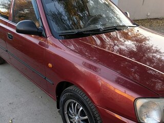2005 Hyundai Accent ТагАЗ II, красный, 535000 рублей, вид 5