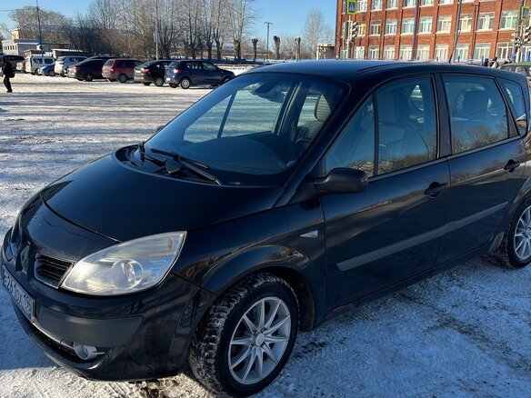 2007 Renault Scenic II Рестайлинг, чёрный, 430000 рублей