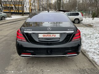 2018 Mercedes-Benz S-Класс 350 d Long VI (W222, C217) Рестайлинг, чёрный, 4700000 рублей, вид 3