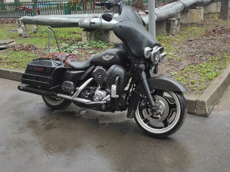 2003 Harley-Davidson Electra Glide, чёрный, 950000 рублей, вид 5