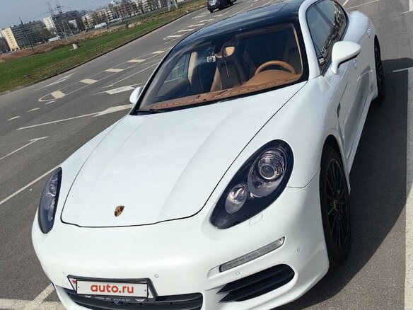 2013 Porsche Panamera 4S Executive I Рестайлинг, белый, 2926620 рублей