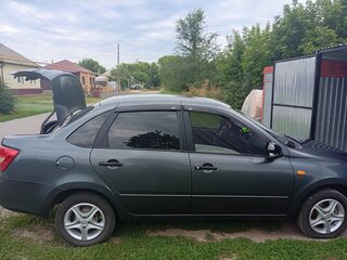 2016 Lada (ВАЗ) Granta I, серебристый, 595000 рублей, вид 4