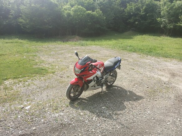 1998 Honda CBR 600F, красный, 320000 рублей - вид 1