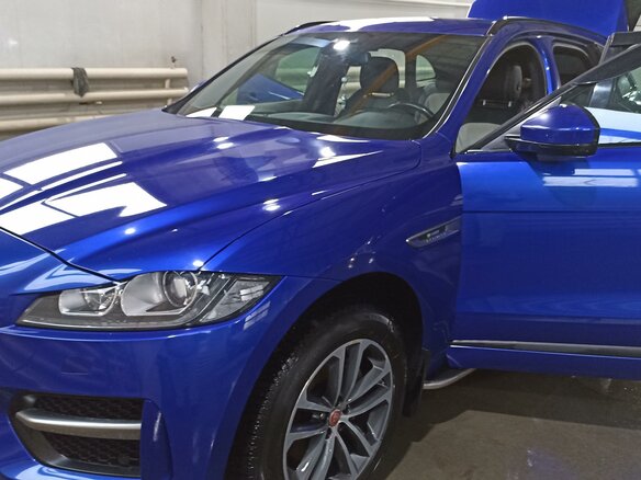 2017 Jaguar F-Pace I, синий, 2950000 рублей - вид 5
