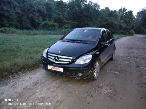 2007 Mercedes-Benz B-Класс 170 I (W245), чёрный, 920000 рублей - вид 1