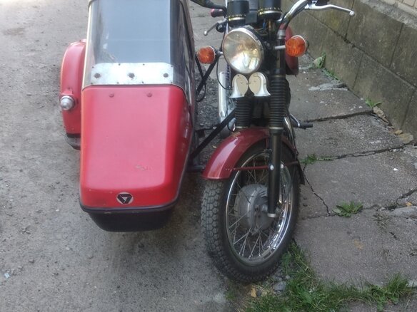 1987 Jawa 350/638, красный, 300000 рублей - вид 8